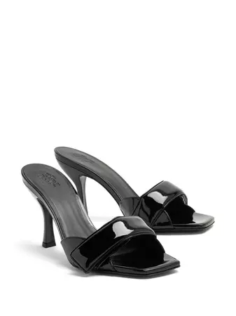 GIABORGHINI Alodie 80mm patent-leather Mules - Farfetch