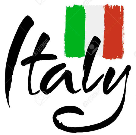 Italy lettering