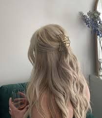 aesthetic blonde hair wedding - Google Search