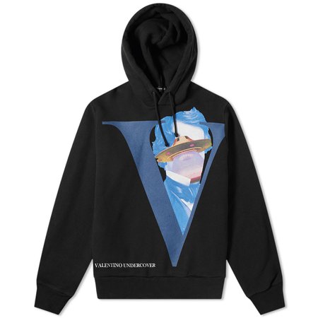 Undercover x Valentino V Face Hoody Black | END.