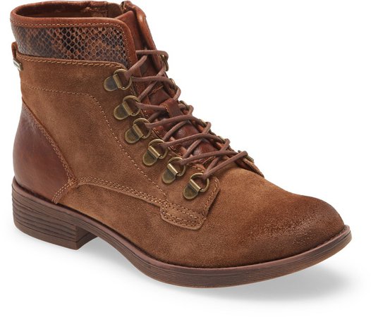 Tomeo Leather Combat Boot