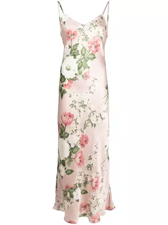 Reformation Parma floral-print Silk Dress - Farfetch