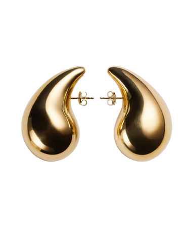 Bottega Veneta - Drop Large Earrings in Yellow Gold