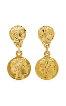 Gold earrings Moda Operandi