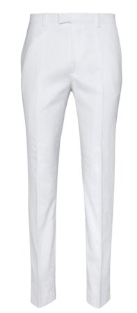 STRAIGHT WHITE TROUSERS