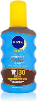 NIVEA SUN PROTECT & BRONZE óleo seco solar SPF 30 | notino.pt