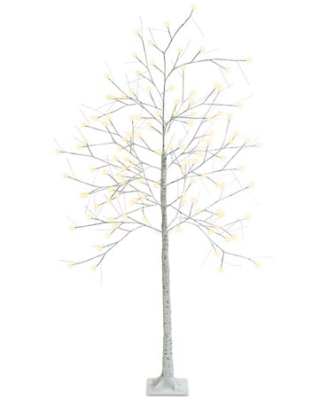 Mr. Christmas 7-Ft. Decorative LED Birch Tree