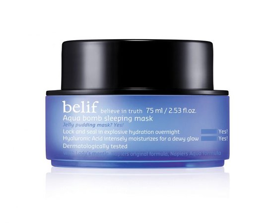 Aqua bomb sleeping mask belif prescribes to the following core values, which are part of our centuries-old heritage in high quality formulas, efficacy and customer service.