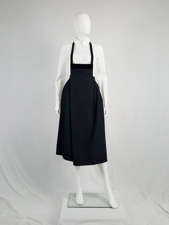 Comme des Garçons black apron dress — 1988 | V A N II T A S