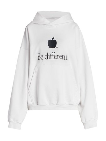 Shop Balenciaga Be Different Pullover Hoodie | Saks Fifth Avenue