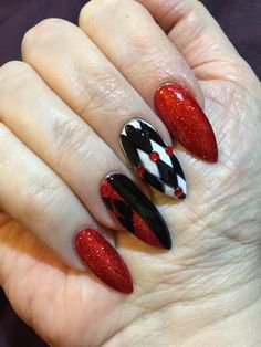 Gothic Harlequin Nails