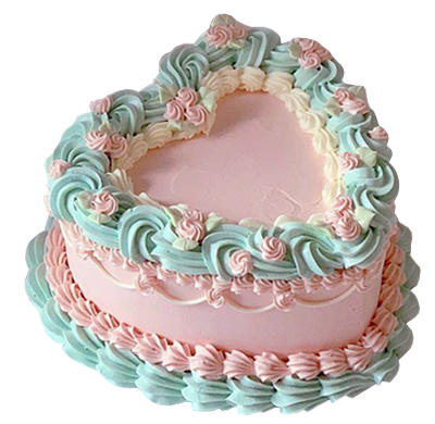 lovecorr heart cake
