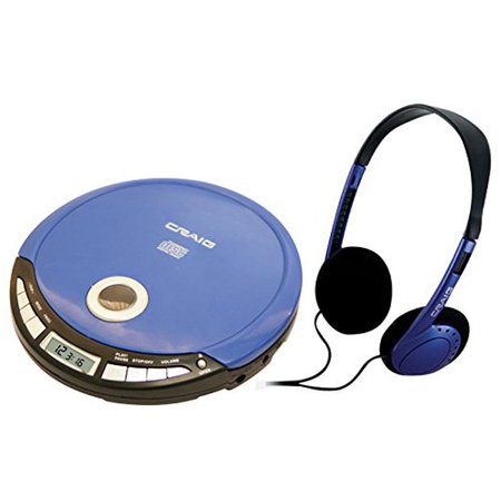 Craig Portable CD Player with Headphones and LCD Screen - Walmart.com - Walmart.com