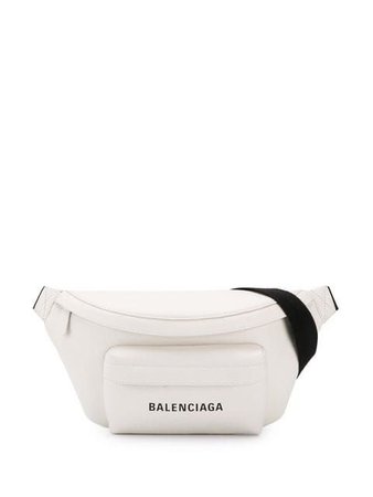white balenciaga bag fanny pack