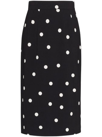 Dolce & Gabbana Cady polka-dot Pencil Skirt - Farfetch