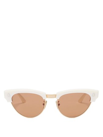 Cat-eye acetate and metal sunglasses | Céline Eyewear | MATCHESFASHION.COM