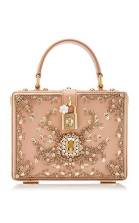 Embellished Satin Top Handle Bag By Dolce & Gabbana | Moda Operandi