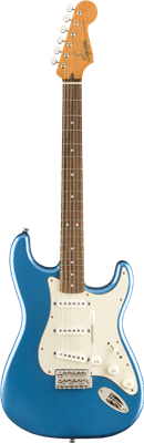 Squier Classic Vibe '60s Stratocaster, Lake Placid Blue, Electric Guitar