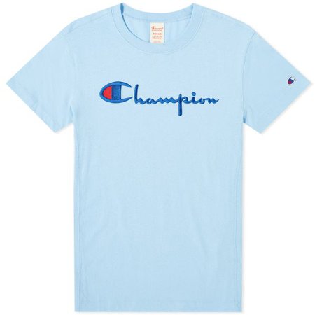 blue champion shirt