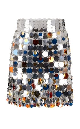Oversized Paliette Mini Skirt By Paco Rabanne | Moda Operandi
