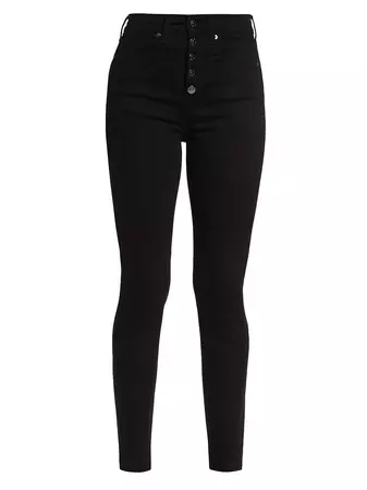 Shop Veronica Beard Maera Super High-Rise Skinny Jeans | Saks Fifth Avenue