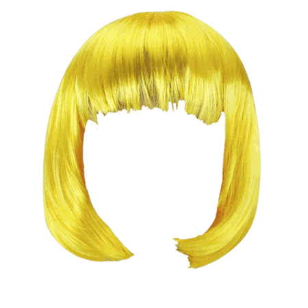 yellow hair png