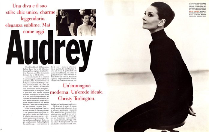 Audrey Hepburn - Vogue.it