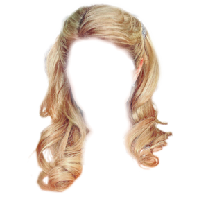 blonde hair png clip