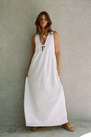 Hara Maxi resort Dress - White