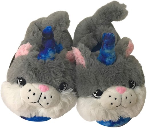 unicorn cat slippers