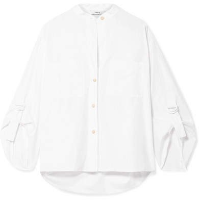 Cotton And Silk-blend Shirt - White