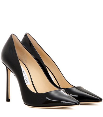 Romy 100 patent leather pumps