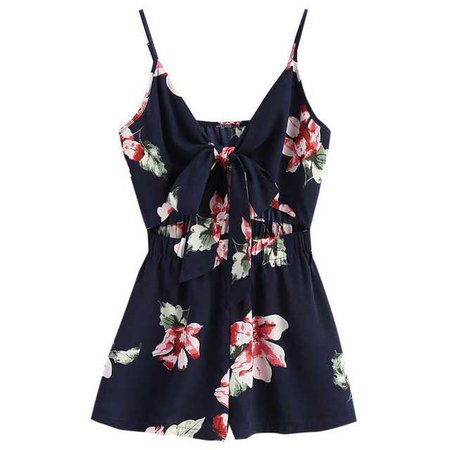 Aliexpress.com : Buy Wipalo Tie Front Floral Print Breezy Playsuits Sexy Bodysuits Jumpsuits Romper Bohemia Spaghetti Strap Backless Bodysuit Overall from Reliable Rompers suppliers on DaisyDan Retro Apparel Store