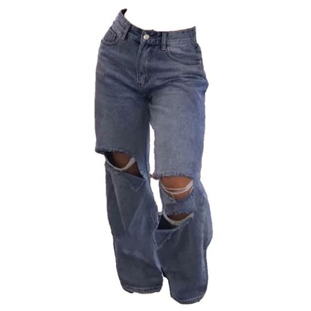 Ripped Blue Jeans (png)