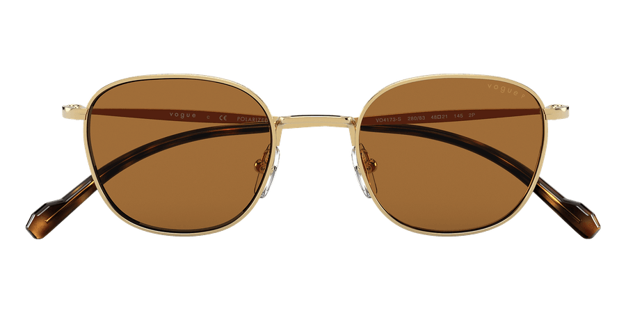 Sunglasses VO4173S - Gold - Polarized Brown - Metal | Vogue International