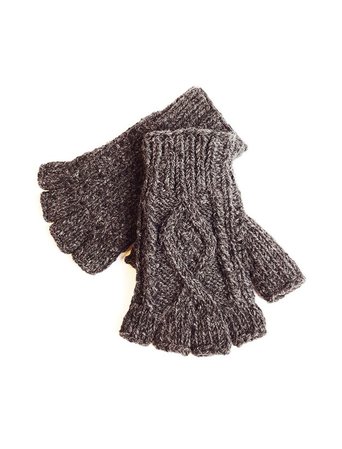 Fingerless Gloves, Irish Knit Glove | Aran Sweater Market