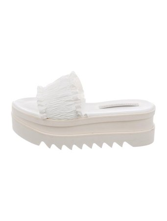Stella McCartney Vegan Leather Platform Sandals - Shoes - STL91248 | The RealReal