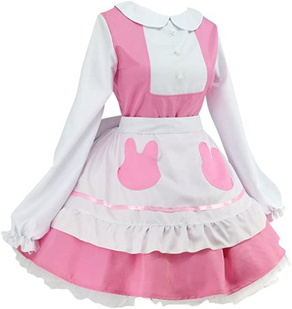 Amazon.com: Manto ainiel Anime Cosplay Lolita Avental vestido feminino com meia: Clothing