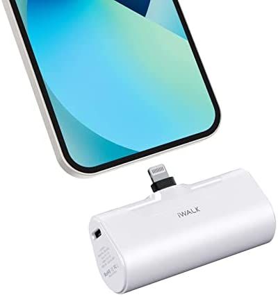 Amazon.com: iWALK Small Portable Charger 4500mAh Ultra-Compact Power Bank Cute Battery Pack Compatible with iPhone 13/13 Pro Max/12/12 Mini/12 Pro Max/11 Pro/XS Max/XR/X/8/7/6/Plus Airpods and More,White : Cell Phones & Accessories