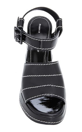 Proenza Schouler Patent-Leather Platform Sandals