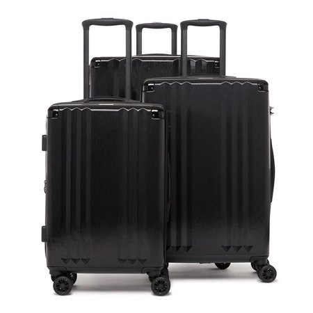 AMBEUR - BLACK - 3-PIECE SET Luggage