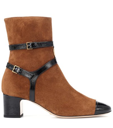 Suede Ankle Boots | Gucci - mytheresa.com