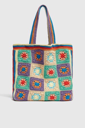 Crochet tote bag - pull&bear