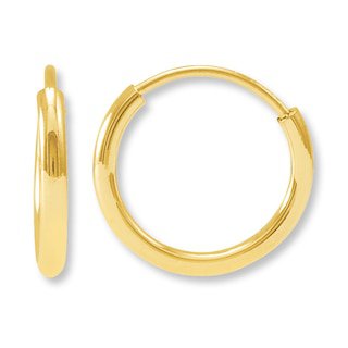 Children's Hoop Earrings 14K Yellow Gold | Childrens Earrings | Earrings | Kay