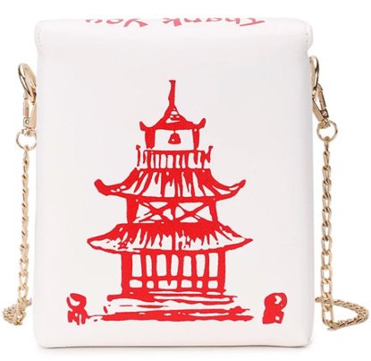 Chinese takeout purse