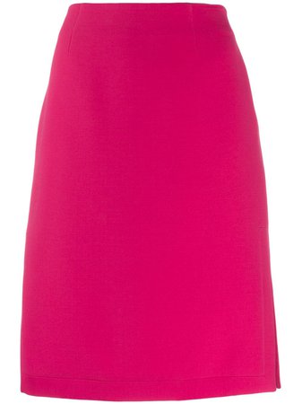 Emilio Pucci Side Slit Pencil Skirt