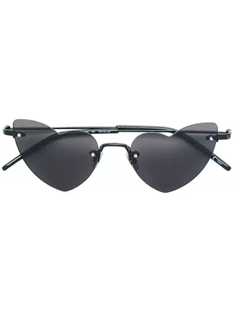 Saint Laurent Heart Shaped Sunglasses - Farfetch