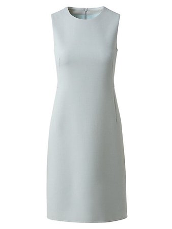 Shop Akris Sleeveless Wool Crepe Mini-Dress | Saks Fifth Avenue
