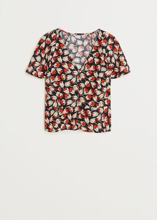 Floral print blouse - Woman | Mango Canada