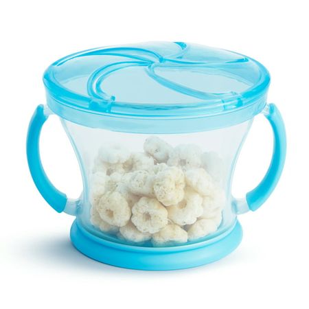 Munchkin Snack Catcher Snack Container Cup, 2 Pack, Blue/Green - Walmart.com